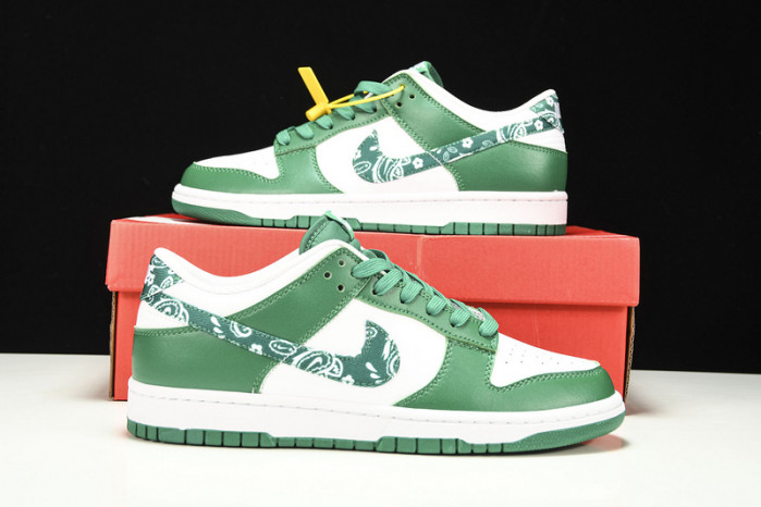 nike dunk low "green paisley" dh4401-102