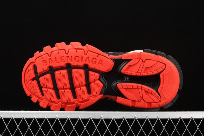 bl track trainers sneaker black orange h903p80819