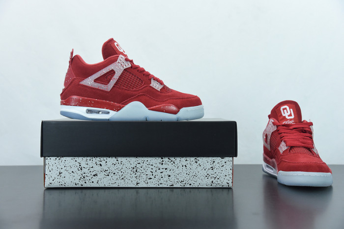 air jordan 4 retro oklahoma sooners pe aj4-904282