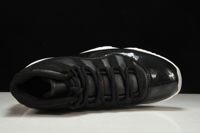 jordan 11 retro bp "72-10" black mens 378037-002