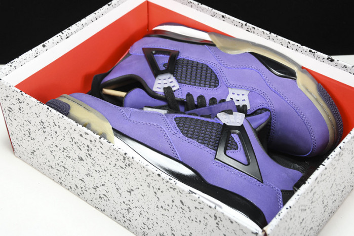 jordan 4 retro purple travis scott x aj4-766302