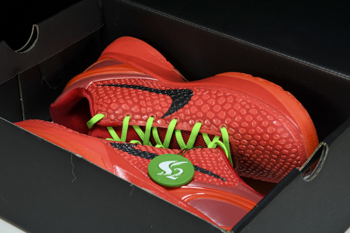 nike kobe 6 protro “reverse grinch” fv4921-600