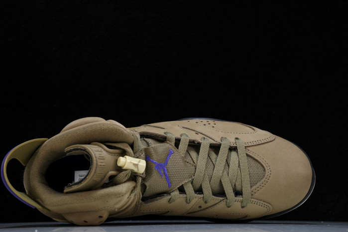 air jordan 6 retro gore-tex brown kelp fd1643-300