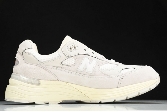 new balance 992 white silver m992md