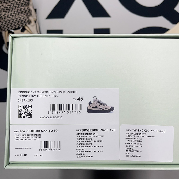 lanvin curb sneaker 111191