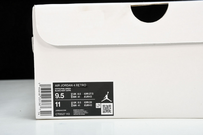 jordan 4 retro metallic green ct8527-113