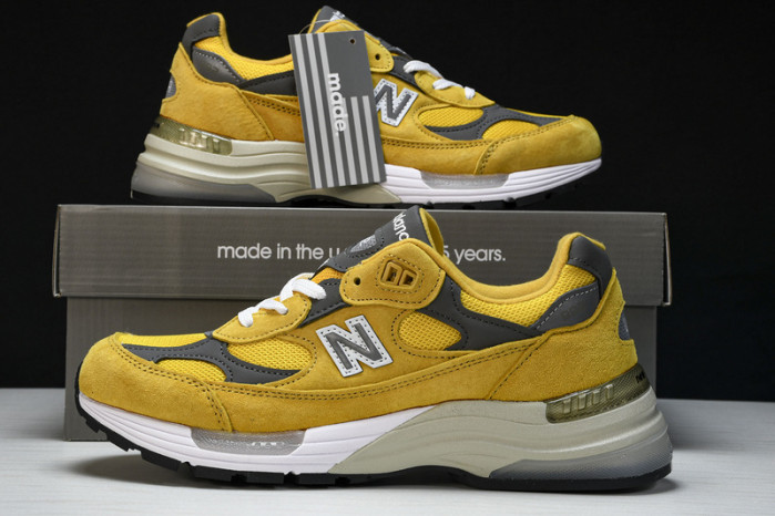 new balance 992 yellow grey m992bb