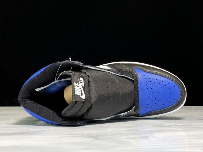 air jordan 1 retro high black game royal - 555088-041‎