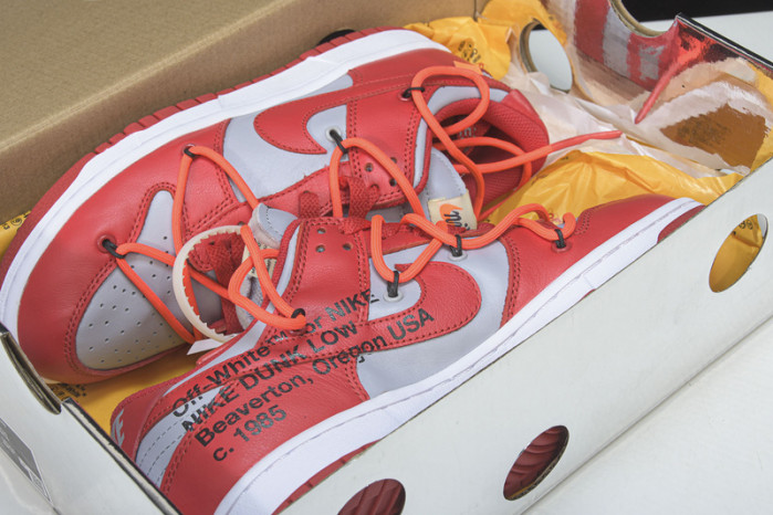 nike dunk low of university red - ct0856-600