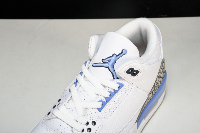 air jordan 3 retro “unc” white ct8532-104