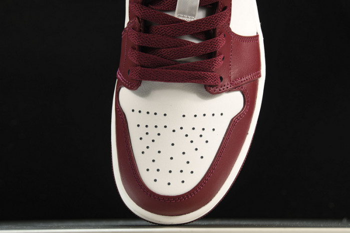 jordan 1 low white bordeaux 553558-615