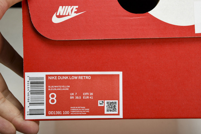 nike dunk low dd1391-100 xl