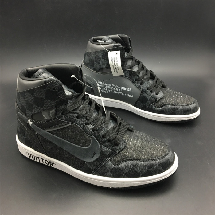 ot x air jordan 1 customs mens - aq0818-2021