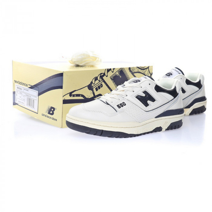 new balance 550 aime leon dore white navy bb550alf