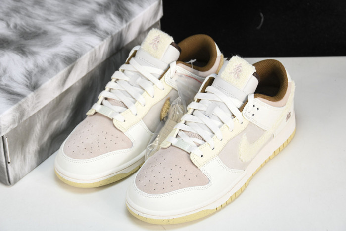 nike dunk low year of the rabbit brown fd4203-211