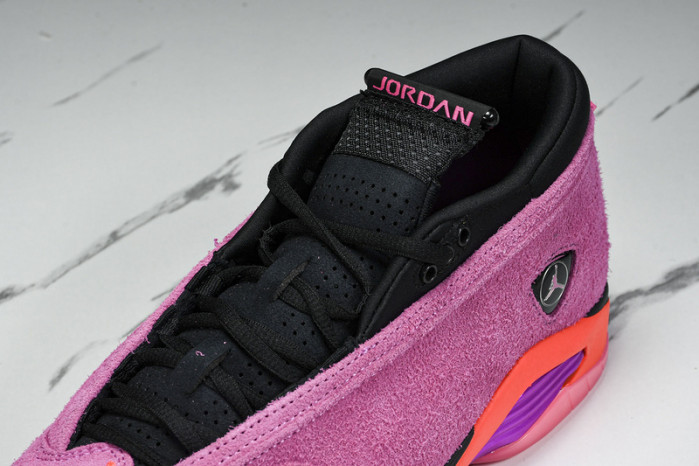 jordan 14 retro low shocking pink (w) dh4121-600