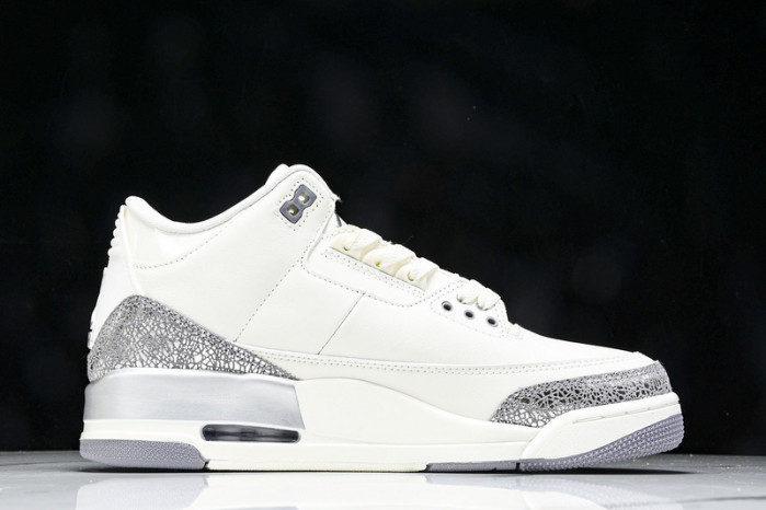 Air Jordan 3 “Sail/Metallic Silver” CK9246-100