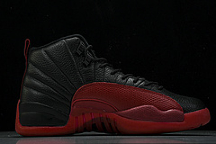 air jordan 12 black and red 130690-002