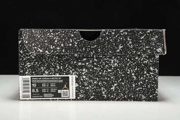 air jordan 4 wmns “canyon purple” aq9129-500