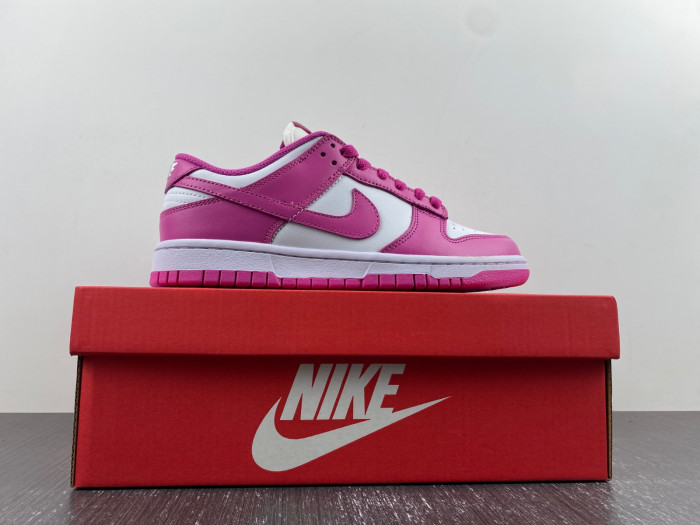 nike dunk low active fuchsia (gs) fj0704-100