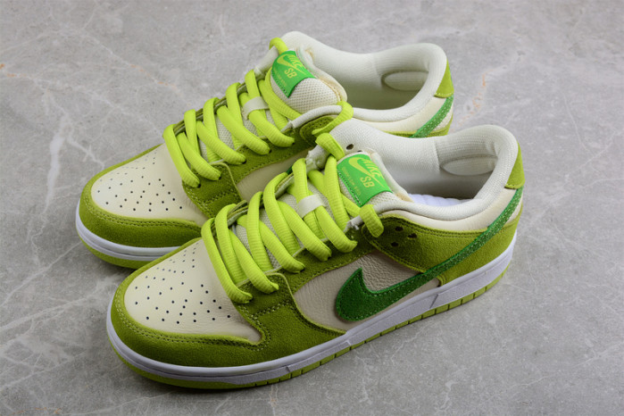 nike sb dunk low green apple dm0807-300