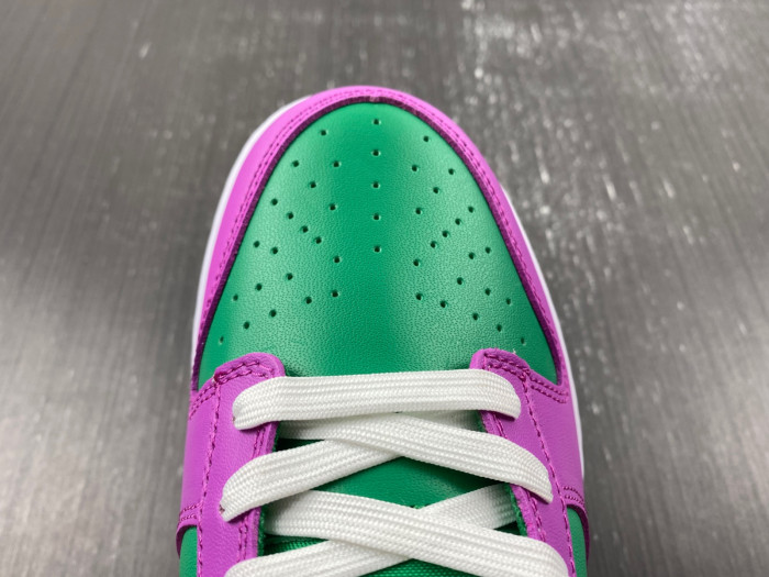nike dunk low stadium green fuchsia (women
