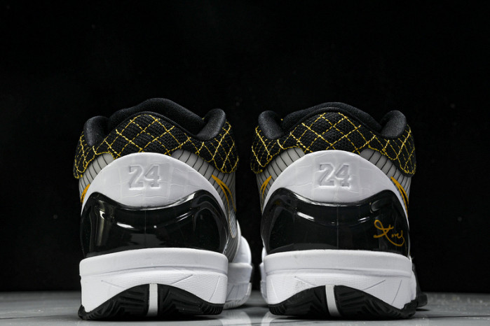 nike kobe 4 protro white black del sol av6339-101
