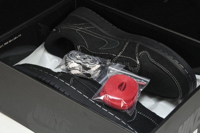 travis scott x air jordan 1 low "black phantom" dm7866-001