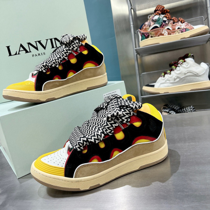 lanvin curb sneaker