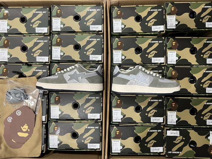 bathing ape low "star" 1750