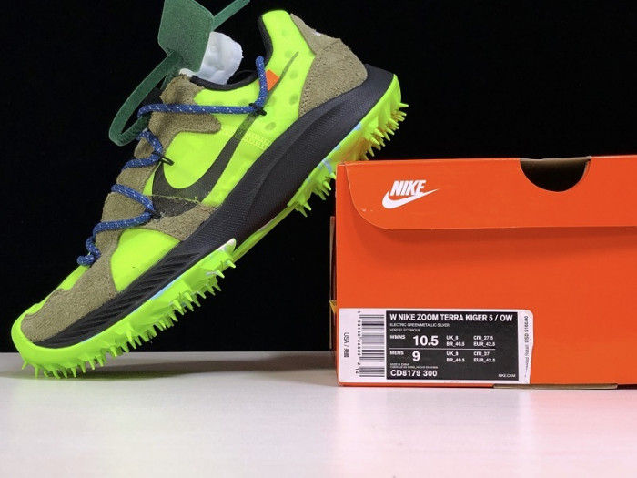 nike zoom terra kiger 5 of electric green - cd8179-300
