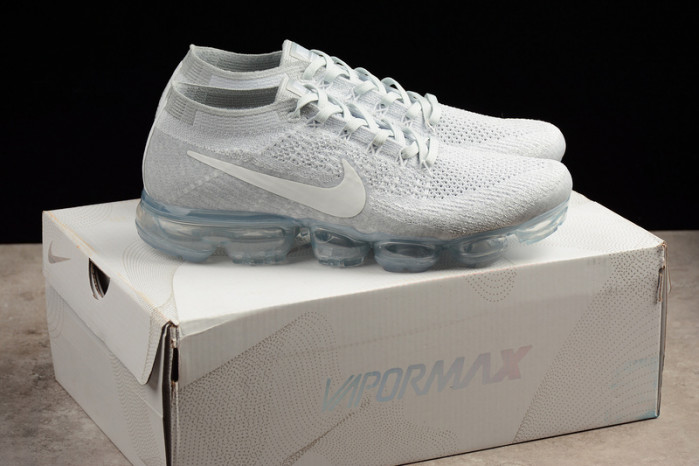 nike air vapormax flyknit "pure platinum" 849558-004