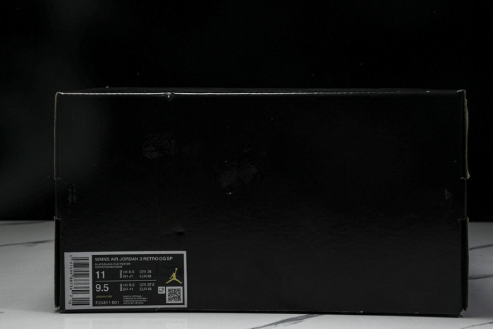 a ma maniere x air jordan 3 “black” fz4811-001