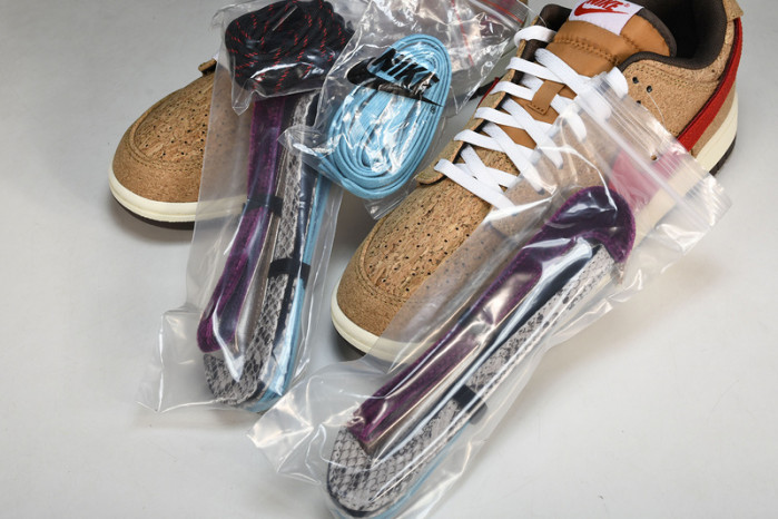 nike dunk low sp clot cork fn0317-121