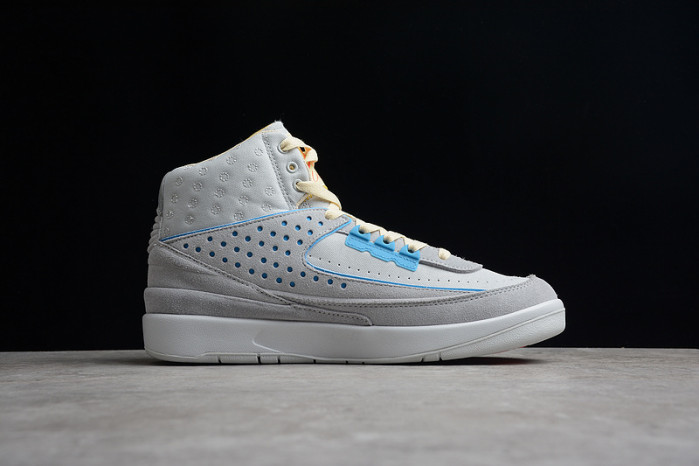 union la x air jordan 2 "grey fog" dn3802-001