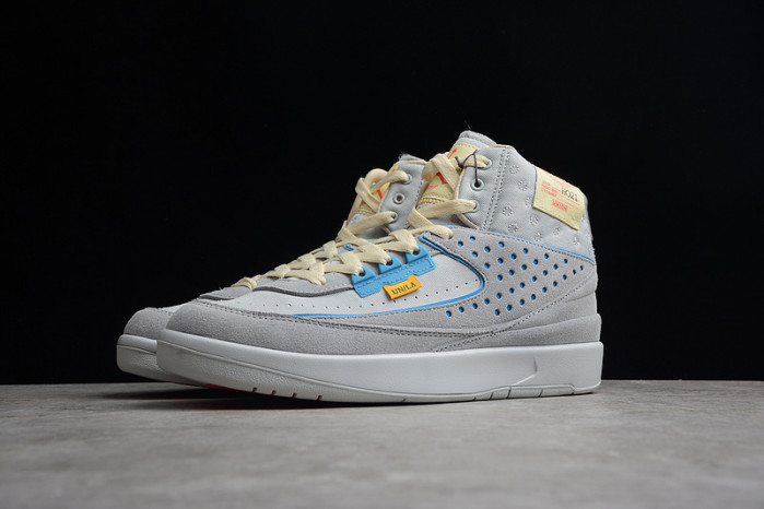 union la x air jordan 2 "grey fog" dn3802-001
