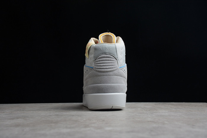 union la x air jordan 2 "grey fog" dn3802-001