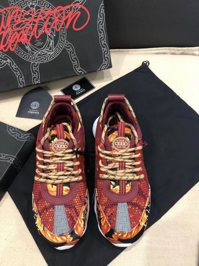 vse chain reaction red sneaker
