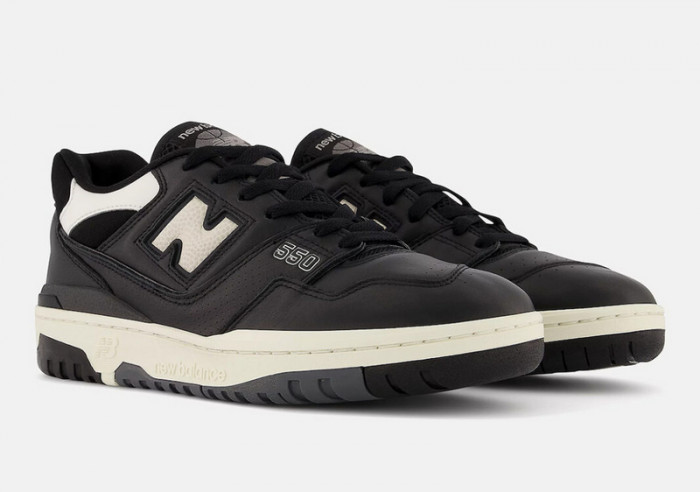 new balance 550 black cream white bb550lbw