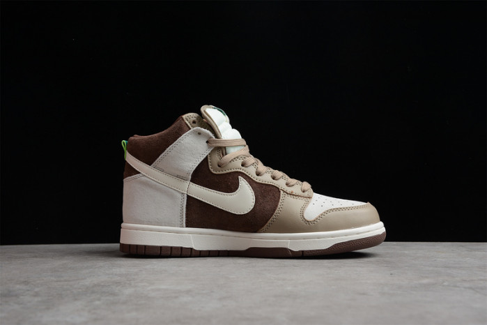 nike dunk high light chocolate - dh5348-100
